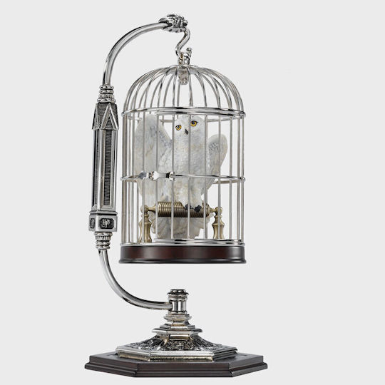The Noble Collection Harry Potter Hedwig with the Cage Figure 25cm