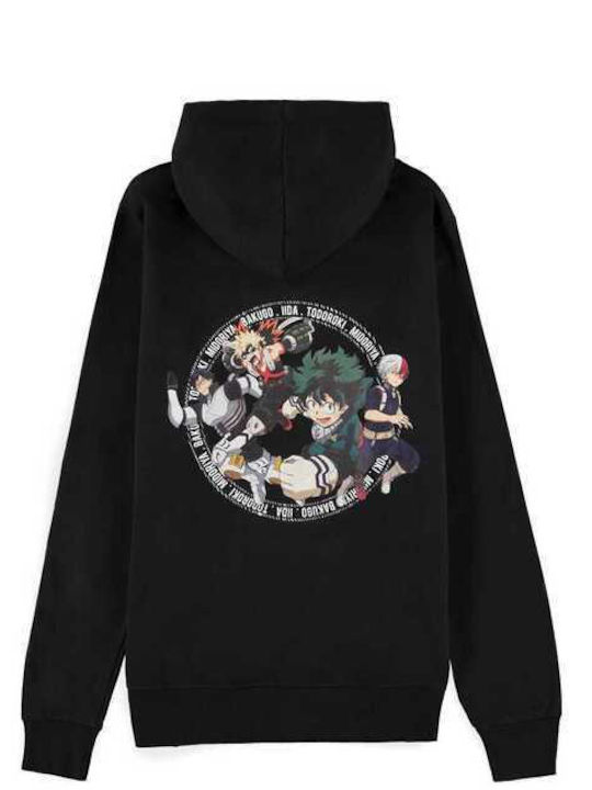 Difuzed Izuku Midoriya Circle Hoodie Black HD661754MHA