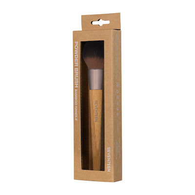 Seventeen Synthetic Make Up Brush for Powder Bamboo Handle