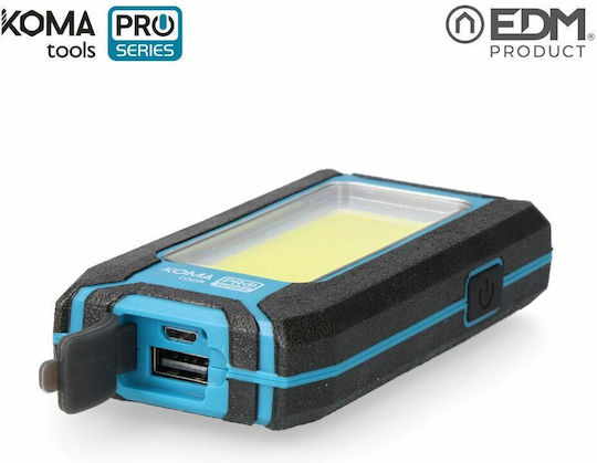 EDM Grupo Battery Workshop Light LED IP44 with Brightness up to 500lm