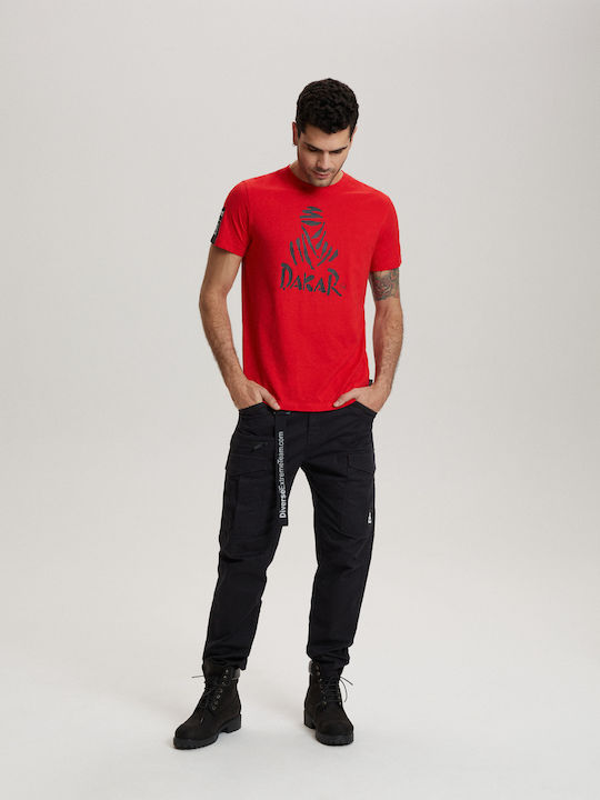 Dakar T-shirt με Τύπωμα DKR LOGO 1 - Red