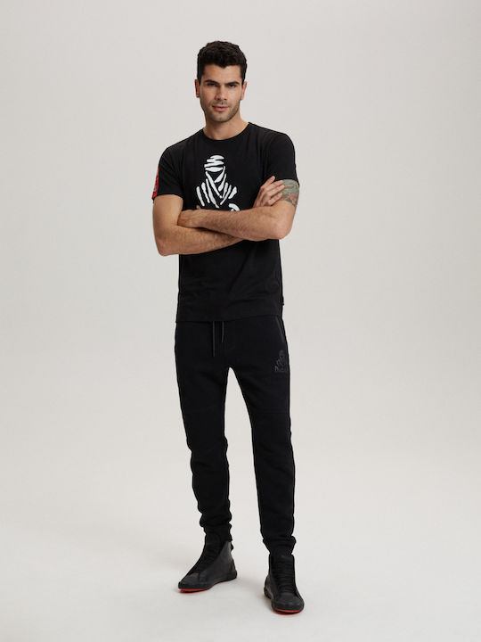 Dakar T-shirt with DKR LOGO 1 print - BLACK