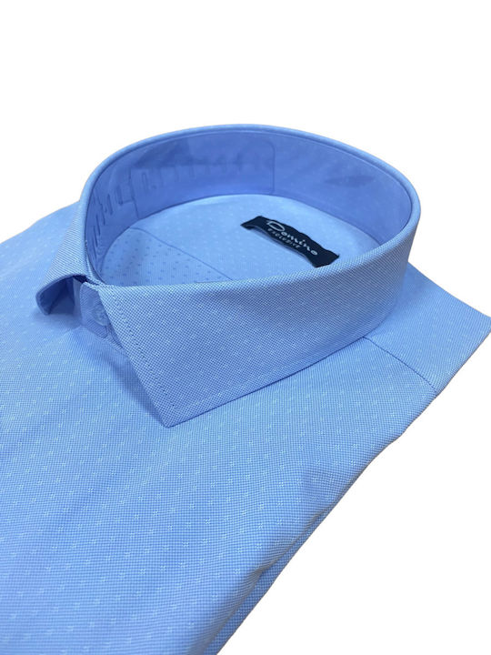 Domino 29494 Men's shirt with blue color scheme