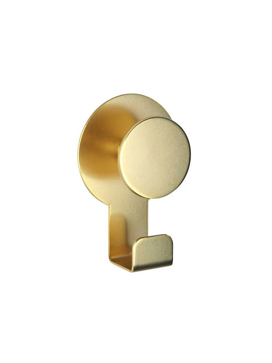 Wenko Blandas Single Wall-Mounted Bathroom Hook ​5x7.5cm Inox Gold 24445100