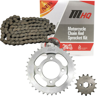 MHQ Chain & Sprocket Kit (15-36-428) for Daytona Sprinter 125