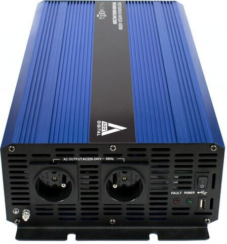 Azo Digital Car Inverter 8000W to Converter 12V DC in 230V AC