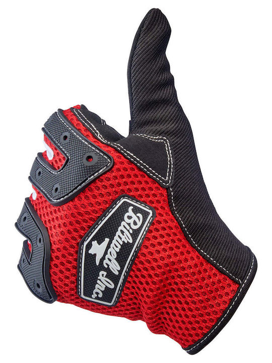 Biltwell Anza Herren Motorradhandschuhe 4 Jahreszeiten Red