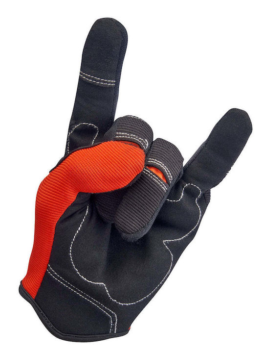 Biltwell Moto Summer Men's Motorcycle Gloves Orange/Black