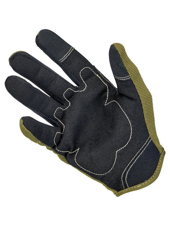 Biltwell Moto Summer Men's Motorcycle Gloves Olive/Black