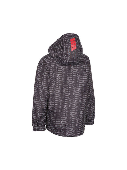 Trespass Kids Sports Jacket short Hooded Gray Minor