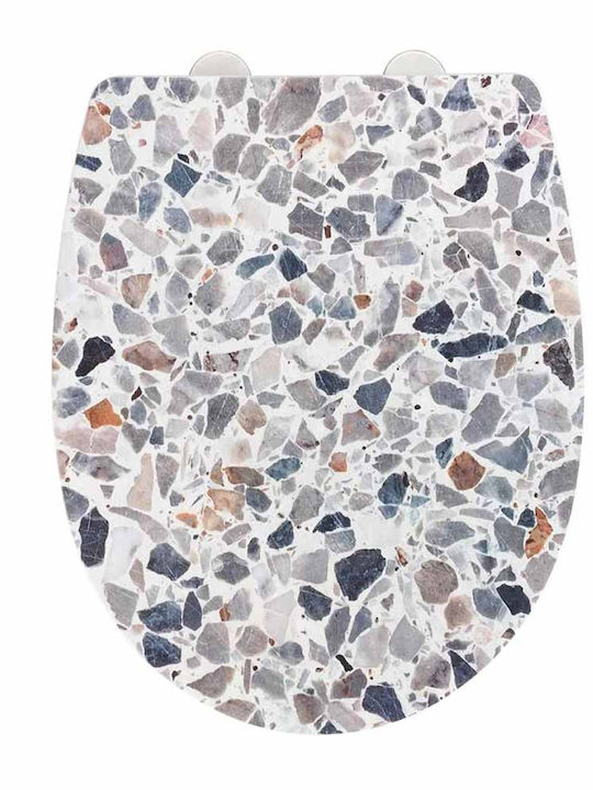 Wenko Terrazzo Καπάκι Λεκάνης Πλαστικό 45x36.5cm Πολύχρωμο