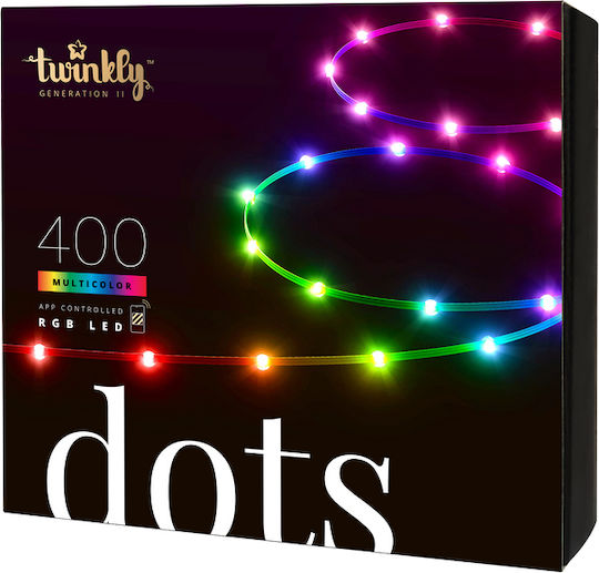 400 Smart LED String Lights 20m RGB in a String