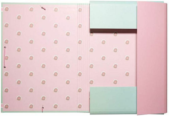 Grupo Erik Folder Prespan with Rubber Band and Ears for Paper A4 Multicolour Pusheen Foodie Collection