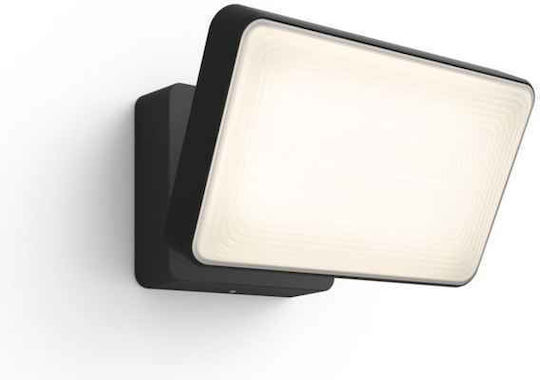 Philips Wall-Mounted Outdoor Spot Light LED IP44 20.5W with Warm White Light 16x22x15.3εκ.