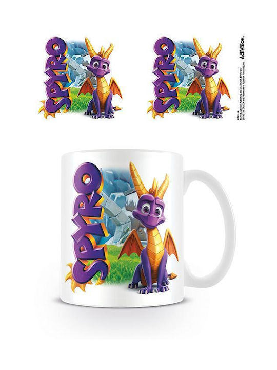 Pyramid International Good Dragon-Spyro Cană Ceramică Albă