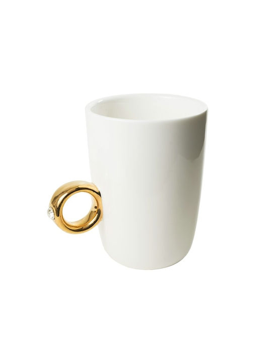 Gadget Master Solitaire Mug Ceramic White 270ml