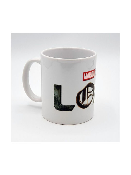 Semic Loki Logo Cană Ceramică Albă 300ml 1buc