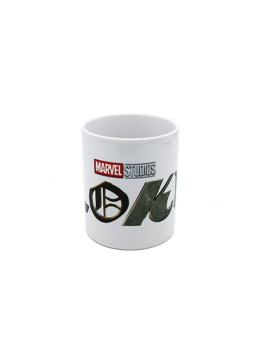 Semic Loki Logo Mug Ceramic White 300ml