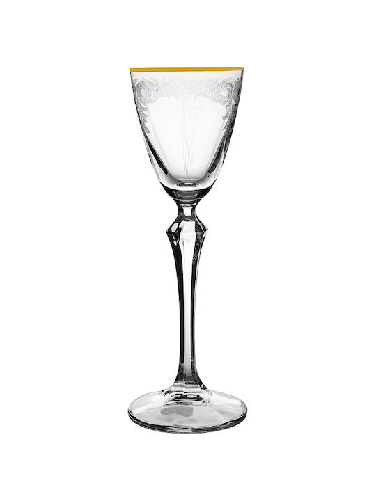 Max Home Elisab Q8890/G Glass Water made of Crystal Goblet 350ml