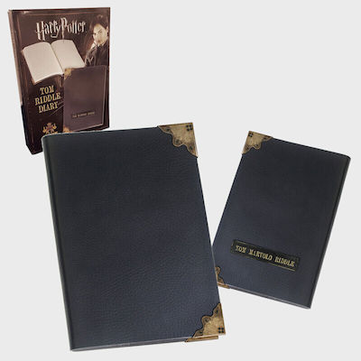 The Noble Collection Harry Potter Notebook with Blank Pages Black