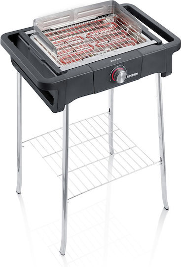 Severin Style Evo S With Legs Electric Grill Grill 2500W with Adjustable Thermostat 41.5cmx24cmcm