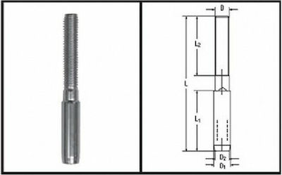 Accesorii de Unelte Ανοξείδωτο Άκρο Πρέσας M8447 A4 4mm