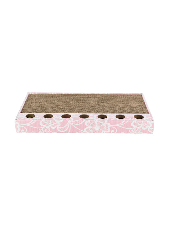 Trixie Cardboard Scratching Post Posts Pink 48x25x5cm