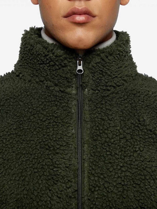 Ανδρική Ζακέτα Fleece Χακί