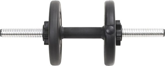 vidaXL Αλτήρες Σετ με Μπάρα Συνολικού Βάρους 30kg