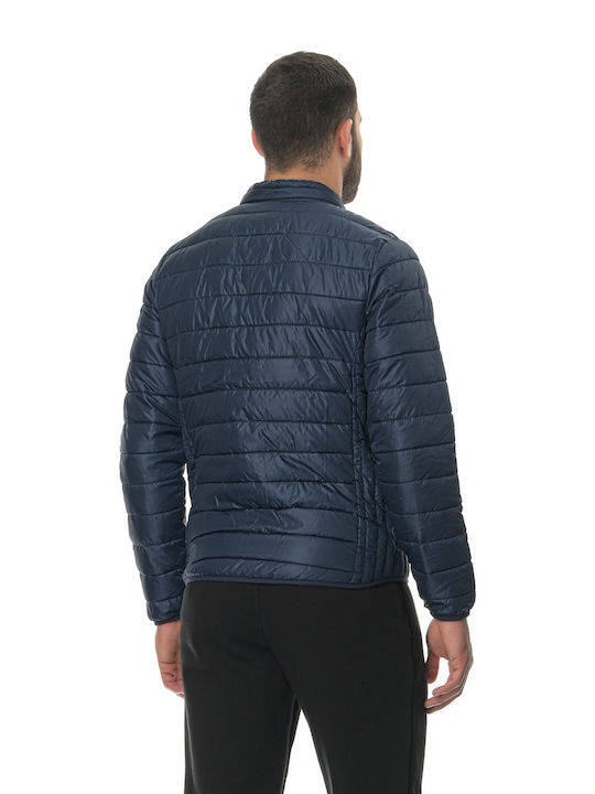 Athlos Sport Filand Men's Winter Puffer Jacket Blue