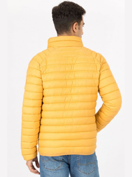 Tiffosi Men's Winter Puffer Jacket Windproof Yellow