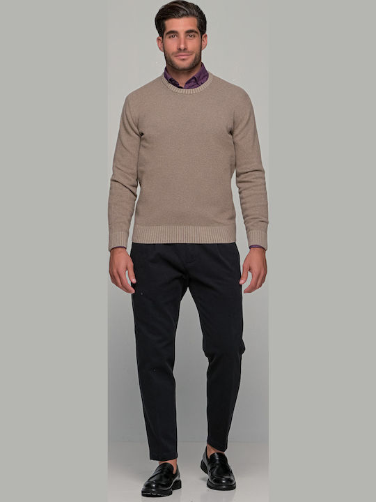 Langarm-Pullover Beige