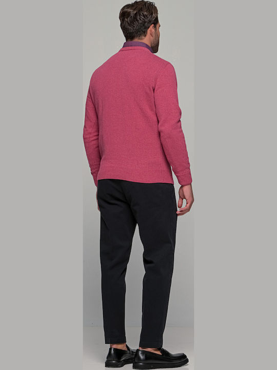 Langarm-Pullover Fuchsie