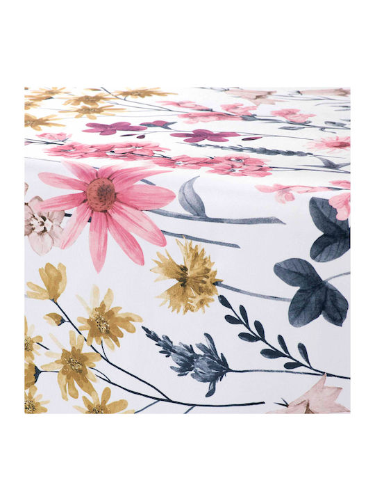Douceur d'Intérieur Τραπεζομάντηλο Αλέκιαστο L-C Florabella Blanc 150x240εκ.