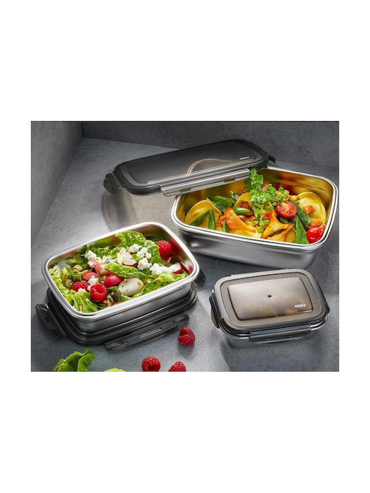 Gefu Preppo Σετ Δοχεία Φαγητού Inox Ασημί 3τμχ