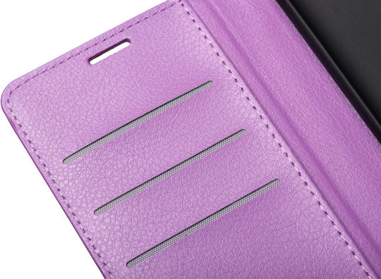 Naxius Book Synthetic Leather Purple (Redmi 6a)