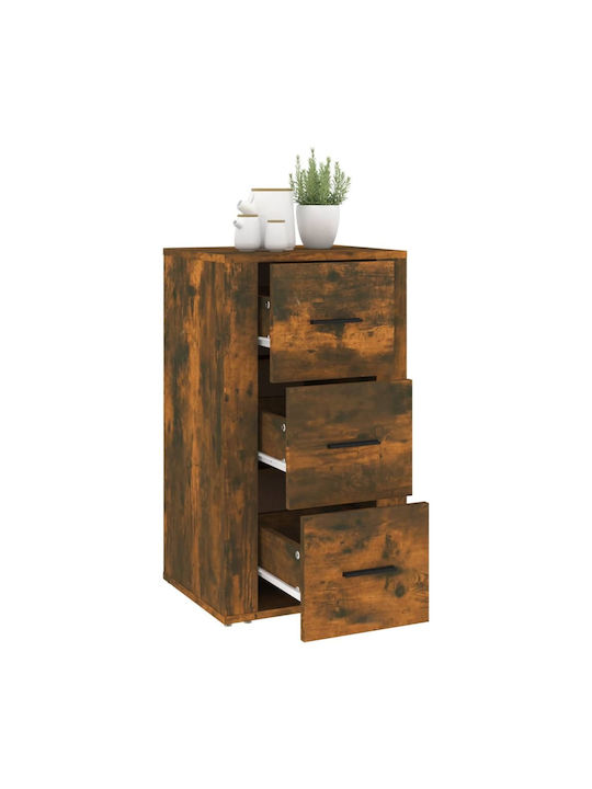 Office Storage Chipboard Drawer Oak L40xW33xH70cm