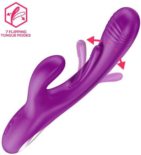 IntoYou Priya 3 Δονητής Rabbit Rabbit Vibrator & Flipping Movement Tongue Purple