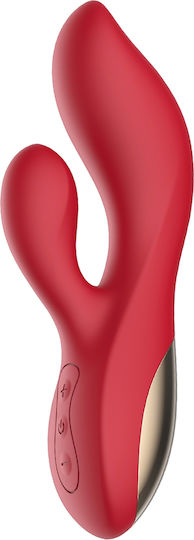 Passion Labs Deluxe Δονητής Rabbit Deluxe Extra Powerful 12 Vibration Modes 20cm Red