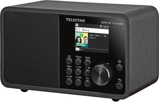 TELESTAR Dira M1 A Mobile Radio de masă Cu alimentare la rețea DAB+ cu Bluetooth și USB Negru