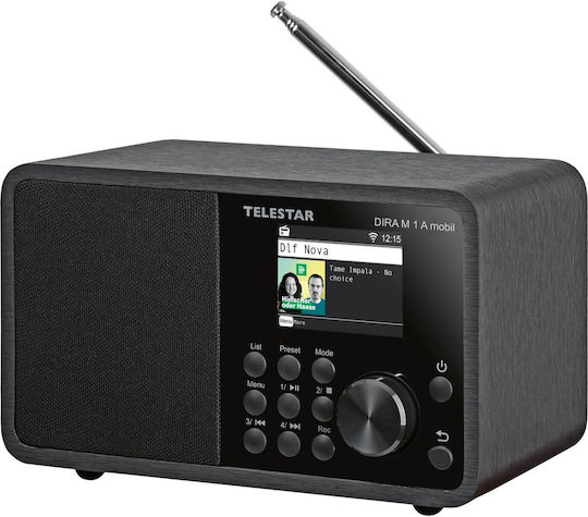 TELESTAR Dira M1 A Mobile Radio de masă Cu alimentare la rețea DAB+ cu Bluetooth și USB Negru