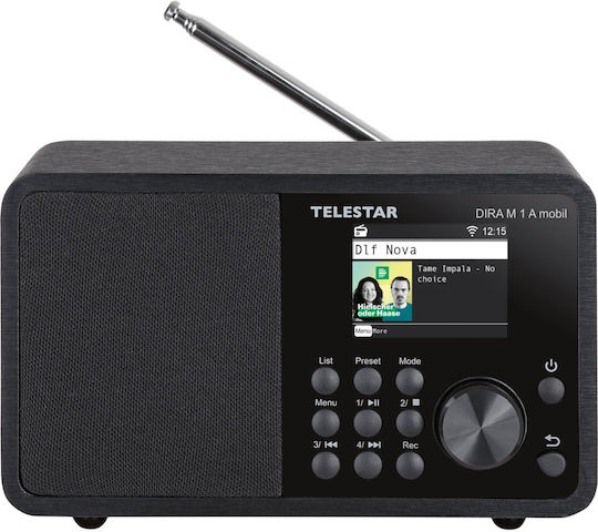 TELESTAR Dira M1 A Mobile Radio de masă Cu alimentare la rețea DAB+ cu Bluetooth și USB Negru