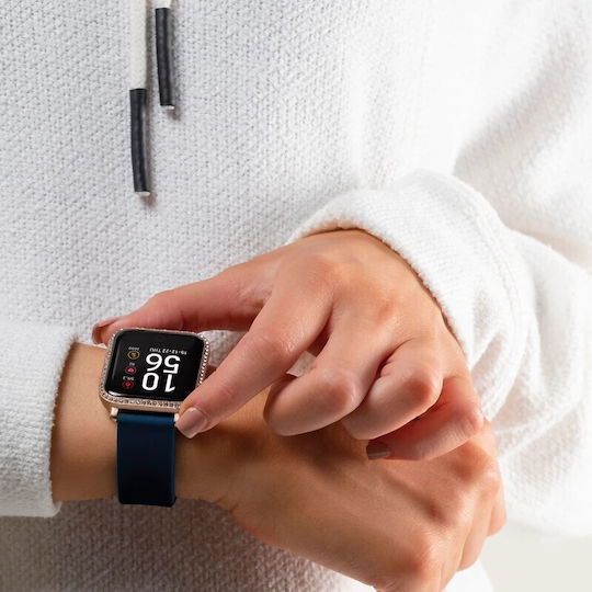 Reflex Active RA06-2102 Stainless Steel 36mm Smartwatch με Παλμογράφο (Navy Blue Stone)