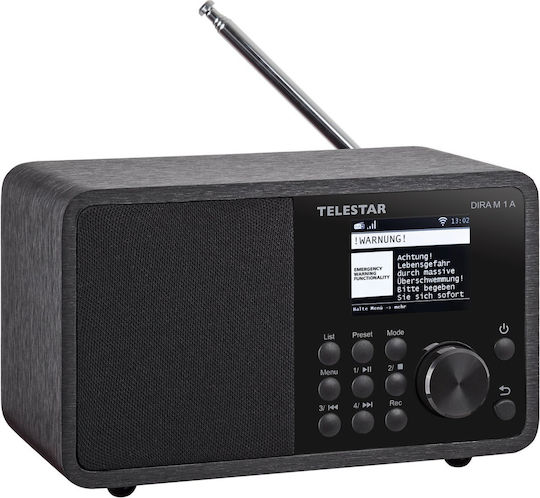 TELESTAR Dira M1 A Radio de masă Cu alimentare la rețea DAB+ cu Bluetooth și USB Negru
