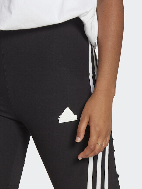 Future Icons 3-Stripes Training Women's Bike Leggings High Waist Black