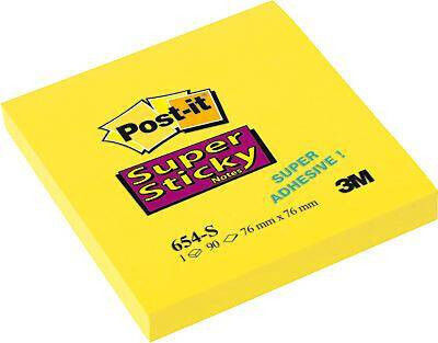 3M Post-it Notes Pad Cube 90 Sheets Yellow 7.6x7.6cm