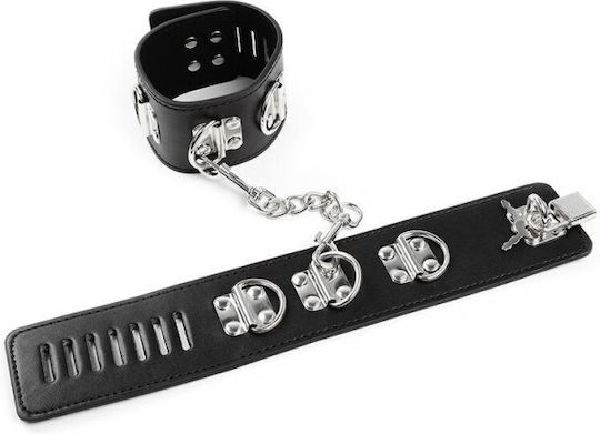 Dream Love Ohmama Fetish Hasp-Style Ankle Restraints Handcuffs in Black Color