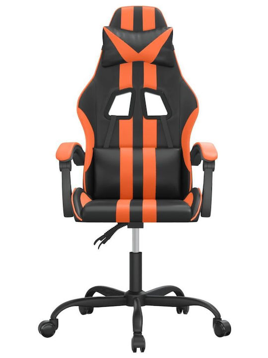 vidaXL 349525 Artificial Leather Gaming Chair Black / Orange