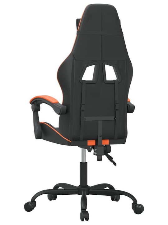 vidaXL 349525 Artificial Leather Gaming Chair Black / Orange