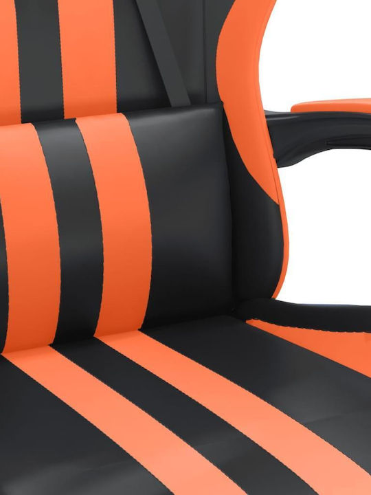 vidaXL 349525 Artificial Leather Gaming Chair Black / Orange